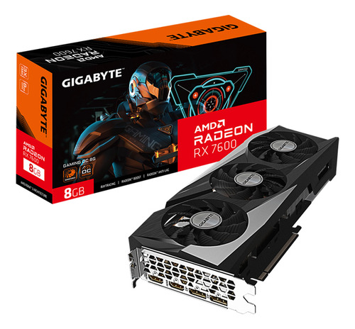 Tarjeta De Video Gigabyte Radeon Rx 7600 Gaming Oc 8gb Gddr6