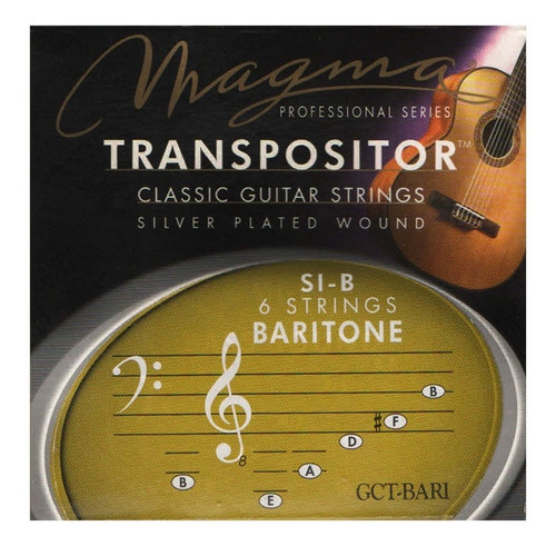 Encordado Magma Transpositor Gct-bari Para Guitarra Clásica