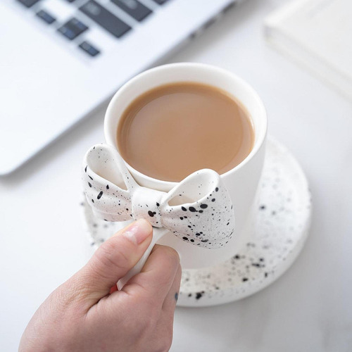 Taza De Café Taza De Cerámica Con Bandeja Taza Divertida