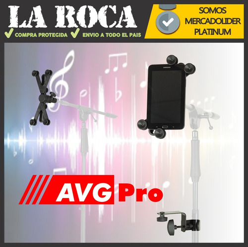 Soporte De iPad Tablet Celular Sip105 Para Pie Microfono