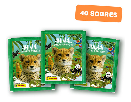 Pack El Mundo De Los Animales (40 Sobres)