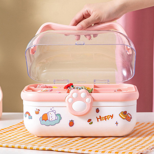 Organizador De Accesorios Para El Cabello Caja De Tres Capas