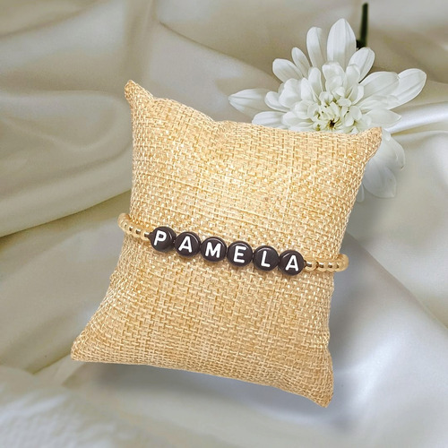 Pulsera Mujer, Nombre Personalizado, Pamela - Joyas Lucyana