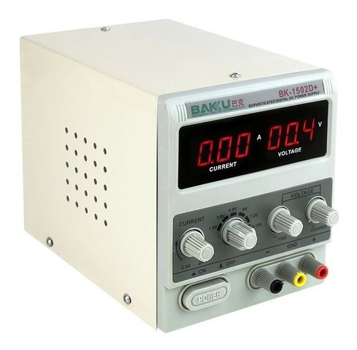 Fuente Regulada Variable Baku 1502 Dd  0 - 15v / 2 Amps
