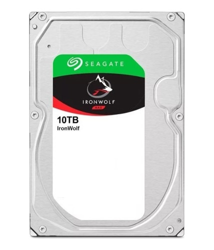 Disco Duro Seagate Ironwolf Nas St10000vn000 10tb Sata6gb/s