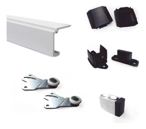 Kit Puerta Corredizo Colgante Sicco Simple 2mts Grupo Euro