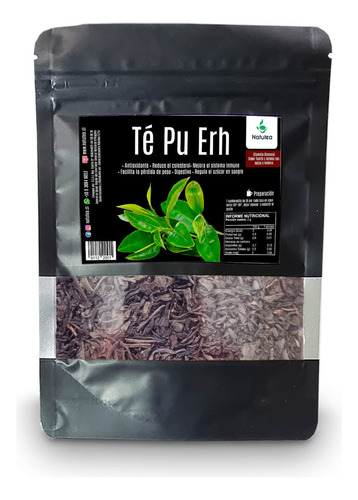 Té Rojo Pu-erh 100g | Natutea.