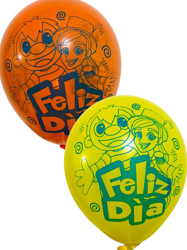 50 Globos Cumpleaños  Temático De Bely Y Beto