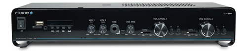 Amplificador Receiver Frahm 160w Rms Slim 2500 G5 Bt Usb Sd