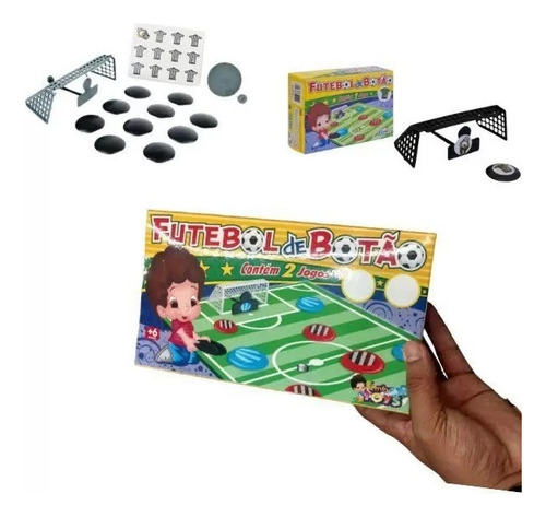 Futebol De Botão Com 2 Jogos Mini Toys 2 Times