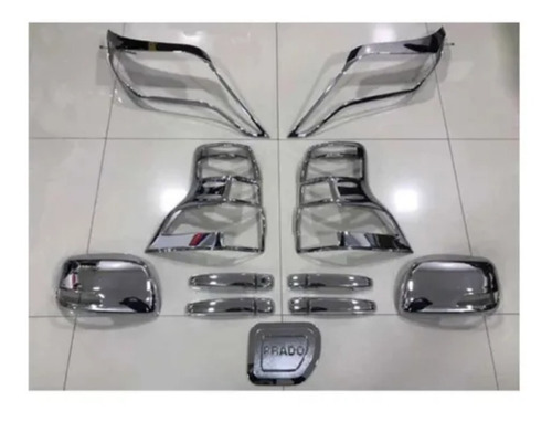 Kit Accesorios O Apliques Cromados Toyota Prado Tx 2014-2017