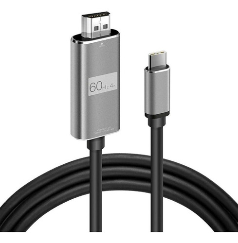 Cable Adaptador Usb C A Hdmi Macbook Pro Mac Pc 4k 1.8m