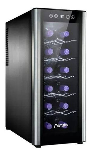 Cava De Vino Fensa 12 Botellas Winecool Negro