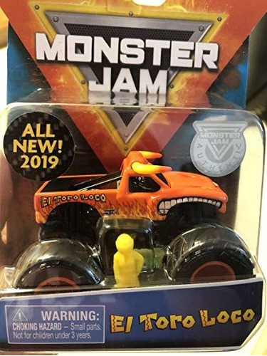 Mj 2019 Spin Master El Toro Loco Monster Jam Diecast Escala 