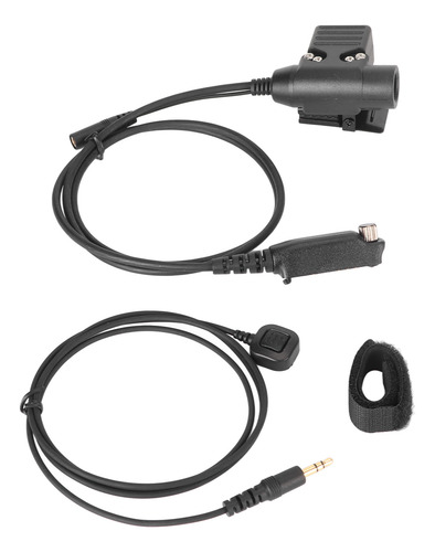 Cable Adaptador Ptt Para Auriculares Push To Talk, Portátil
