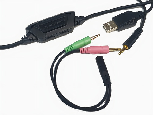 Headset Gamer Infokit X Soldado Gh-x8000 Preto