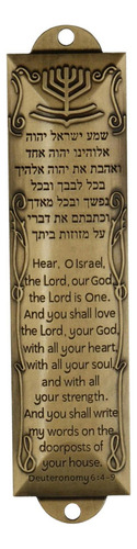 3 Placa De Bendición Para Puerta, Decoración Religiosa Oro