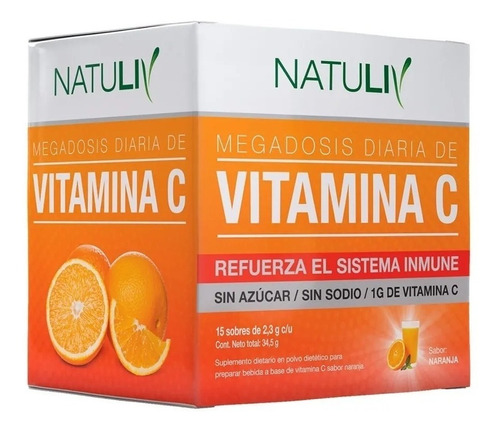 Vitamina C 15 Sobres Natuliv Ena Sport 1gr Vitamina 