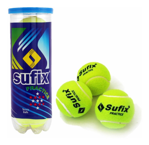 Pelotas Tenis Sufix® Practice - Tarro 3 Unidades