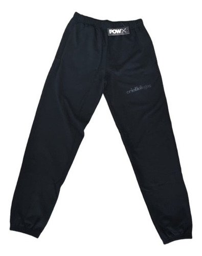 Mono Jogger Ejercicio Marca Pow Criollologos Color Negro