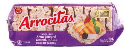 Galletas De Arroz Integral Sin Tacc Arrocitas Dulces