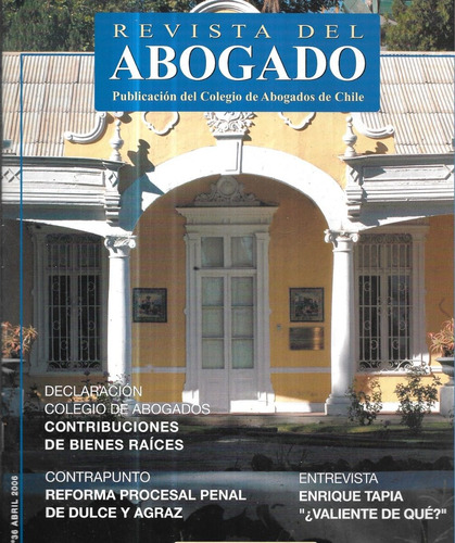 Revista Del Abogado / N° 36 / Abril 2006 / Enrique Tapia
