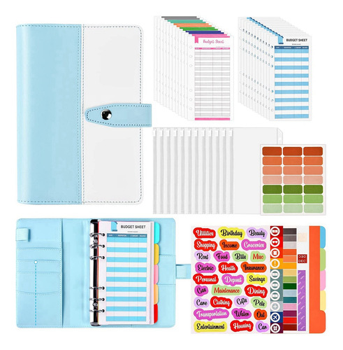 Cuaderno Budget Binder, Tamaño A6, Con Anillas De Poliuretan