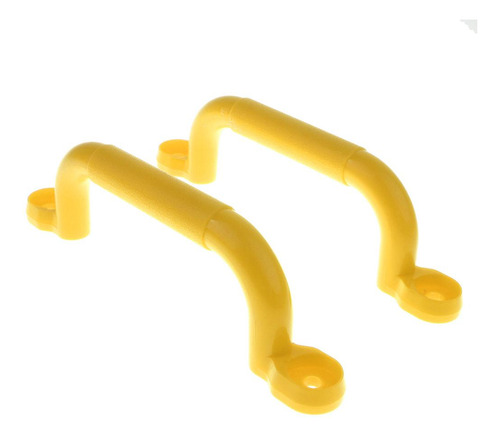 1 Par Manija Antideslizante De Agarre Seguro Para Amarillo