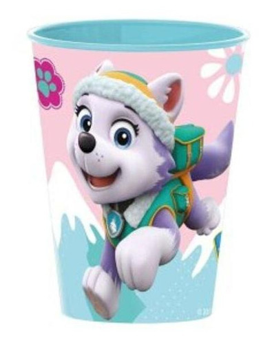 Vaso Grande Skye Paw Patrol Comic 430 Ml Color Rosa