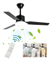 Comprar Ventilador De Techo Modernos De 42 Pulgadas, Ventilador De Techo Con Luz Led Y Control Remoto,ventilador De 3 Aspas Con Motor Dc Silencioso Y Reversible, Luz Led Regulable+6 Velocidades