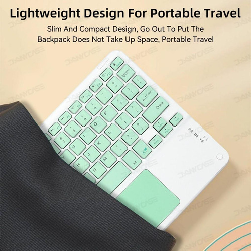 Teclado Táctil Recargable Inalámbrico Universal Danycase