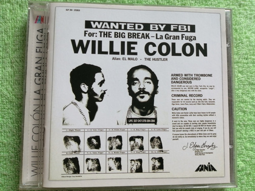 Eam Cd Willie Colon & Hector Lavoe La Gran Fuga 1976 Fania