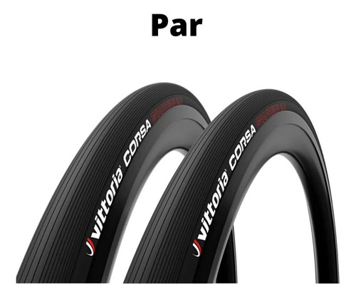 Kit 2 Pneus 700x25 Vittoria Corsa Grafeno 2.0 320 Tpi Kevler