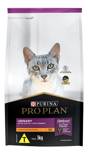 Imagem 2 de 10 de Nestlé Purina Pro Plan Trato Urinário Frango 3kg