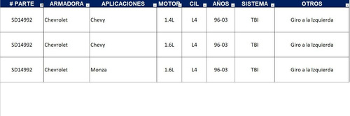 Imagen 2 de 3 de Sensor Tps Chevy 96-03, Monza 96-03. (tbi)