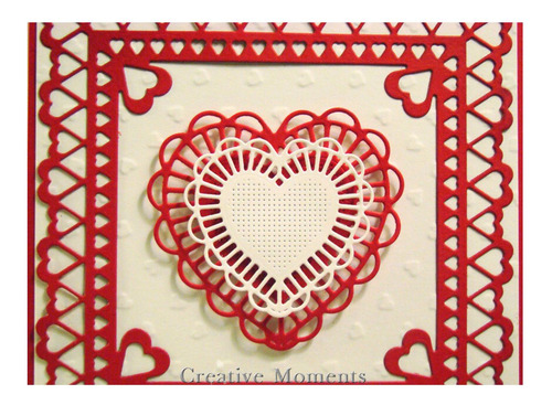 Suaje De Corte De Corazon / Two Of Hearts Die