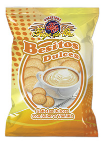 Galletas Besitos Dulce De 90grs 