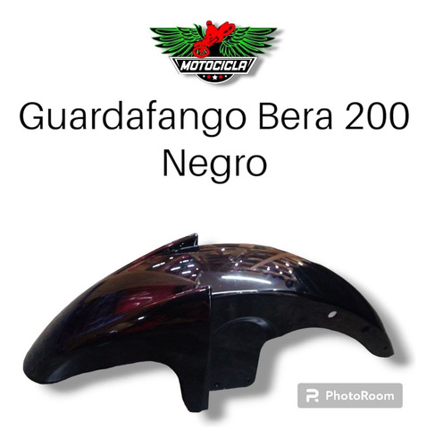 Guardafango Delantero Moto Bera 200 Negro