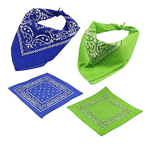 Conjunto Multicolorido De Bandanas Z Dozen Paisley Cowboy Ba