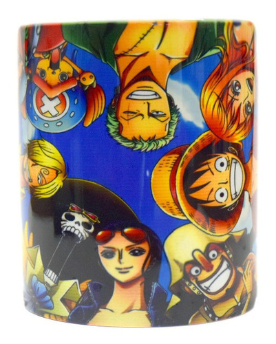 Taza De Ceramica, One Piece, 11oz, Diferentes Diseños