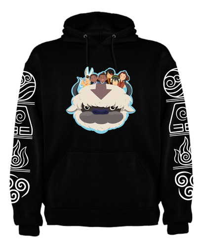 Canguro Harajuku Anime Kawaii Appa Y Aang Avatar  Unisex