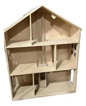 Comprar Casa De Muñecas, Repisa 3 Pisos Ascensor Y Ventanas En 9 Mm
