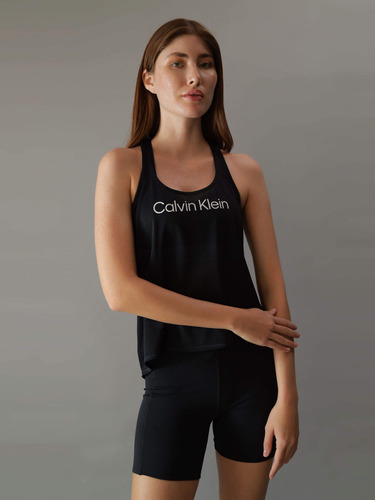 Top Sport Negro Calvin Klein De Mujer