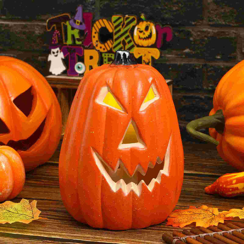 Adornos Falsos De Animatronic Gourdo Para Halloween, Nuevosl