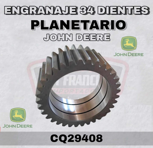 Engranaje Planetario John Deere 34 Dientes Cq29408 Trasm Zf