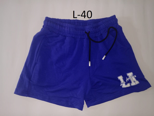 Shorts Azul Para Mujer