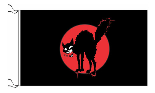 Bandera Anarquista Wildcat 90 X 150cm