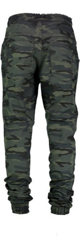 Calça Masculina Jogger Preta Jeans Com Lycra