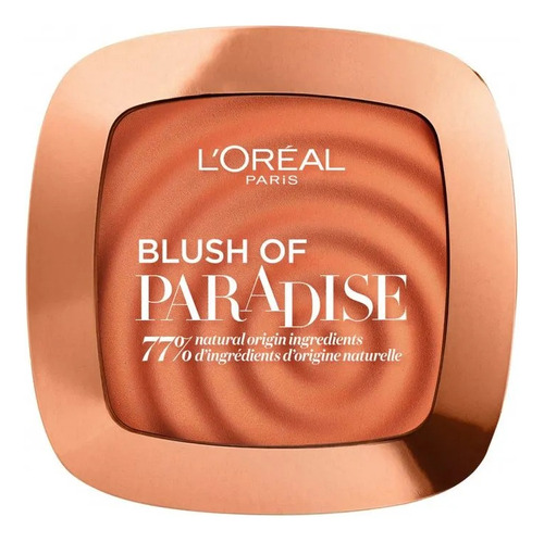 L'Oréal rubor paris woke up like this life's a peach compacto tono 01