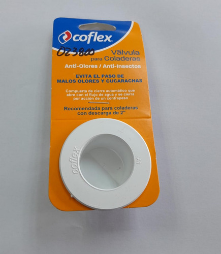 Valvula Anti-olores 2puLG Coflex Blanco